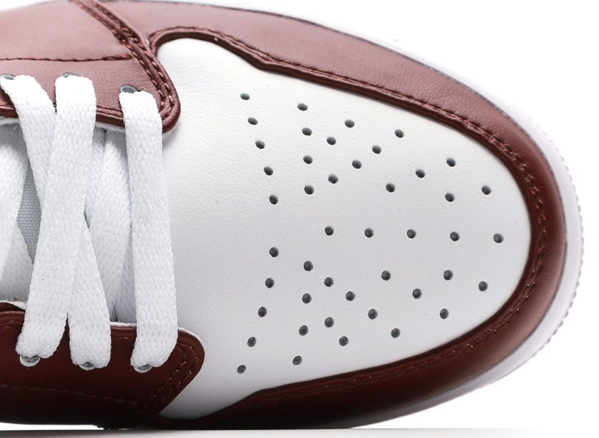 Air Jordan 1 Low White Eclipse Bronze - Image 8