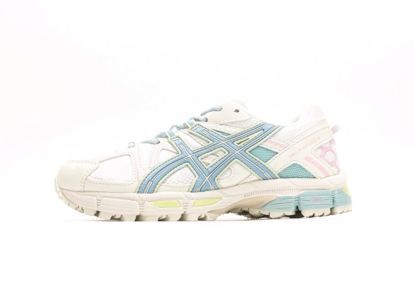 Gel-Kahana 8 "White Blue Pink Yellow"